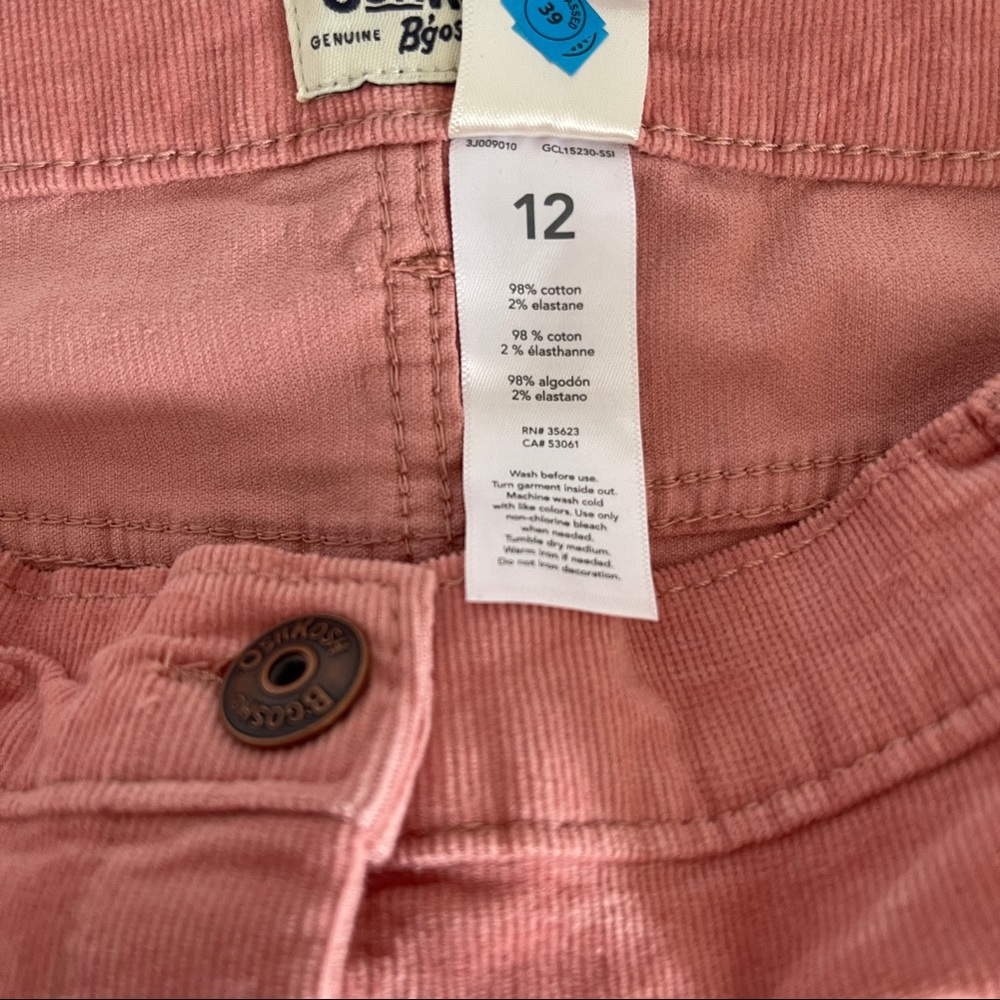 Oshkosh pink corduroy skirt - Picture 7 of 10